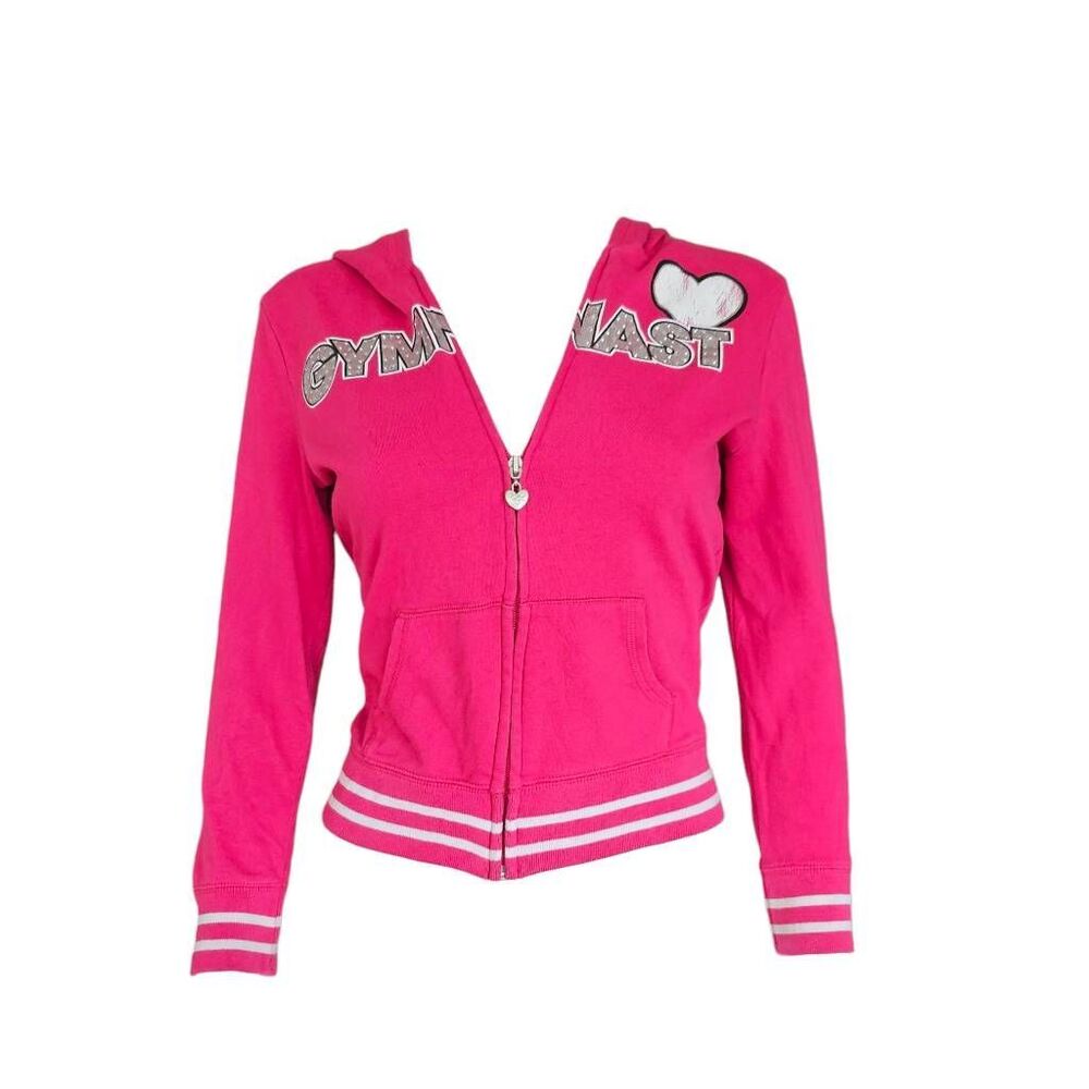 y2k mcbling heart track jacket